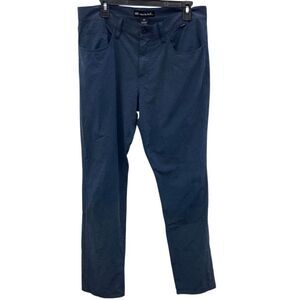 Travis Mathew Blue Stripe Straight Leg Pants size 34 Golfing Business Casual #20